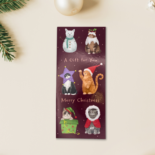 Money Wallet Christmas - Christmas Cats