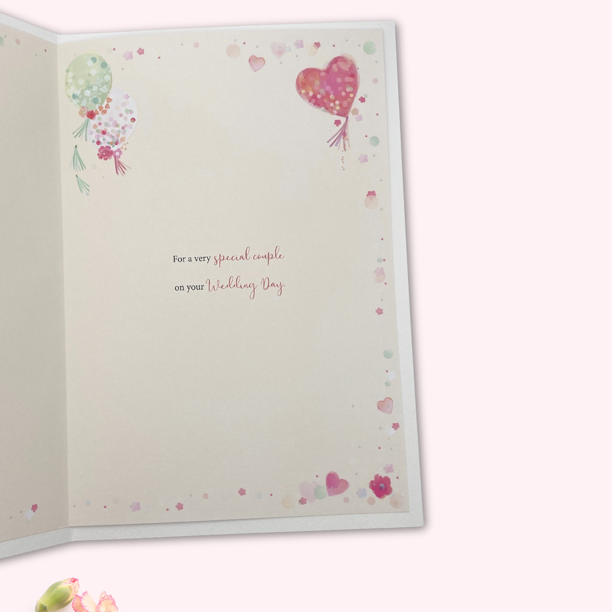 Wedding Day Card - Lottie Loves Balloons & Hearts