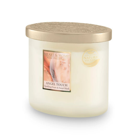 Heart & Home Twin Wick Soy Wax Candle - Angel Touch