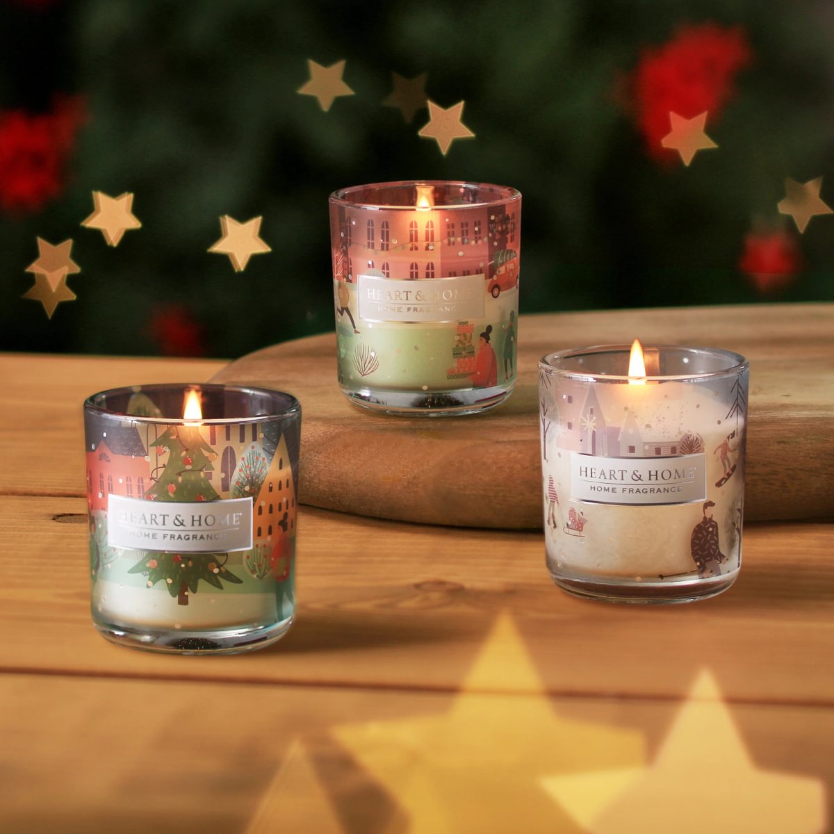 Heart & Home Gift Set - 3 x Votive Gift Set