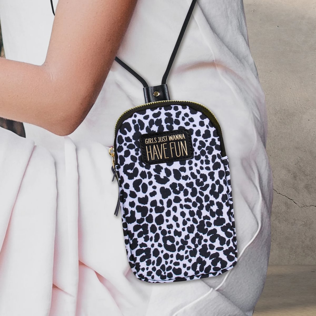 Personalised Mobile Phone Bag - Girls Just Wanna Have Fun