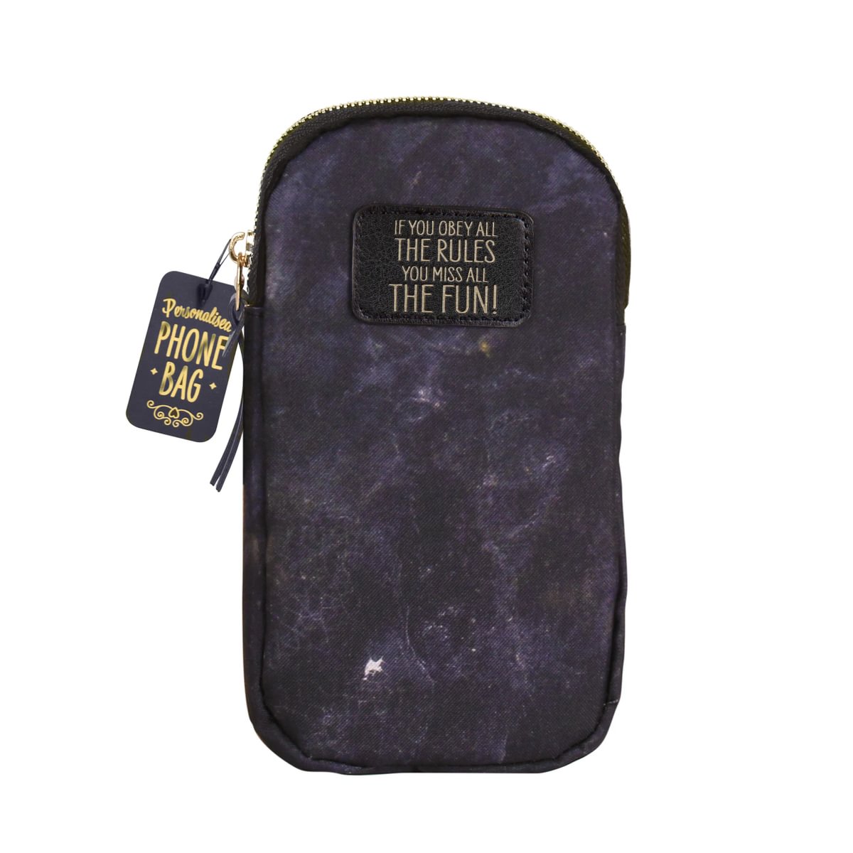 Personalised Mobile Phone Bag - If You Obey All The Rules