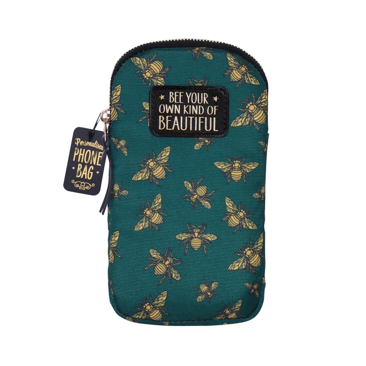 Personalised Mobile Phone Bag - Bee Your Own Kind Of Beautiful