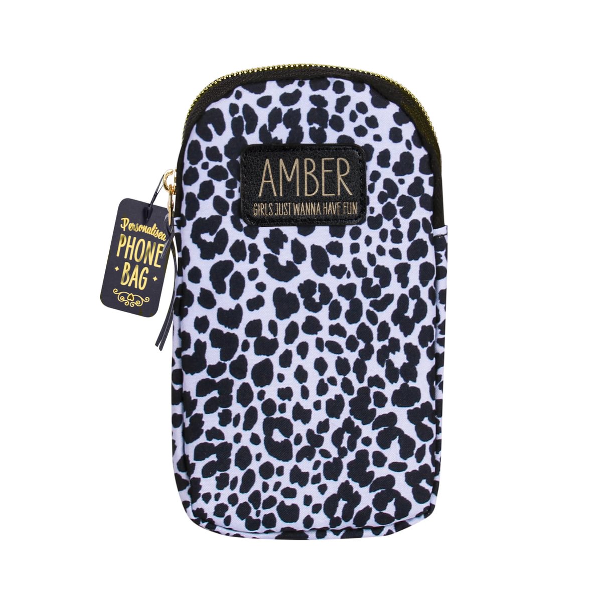 Personalised Mobile Phone Bag - Amber