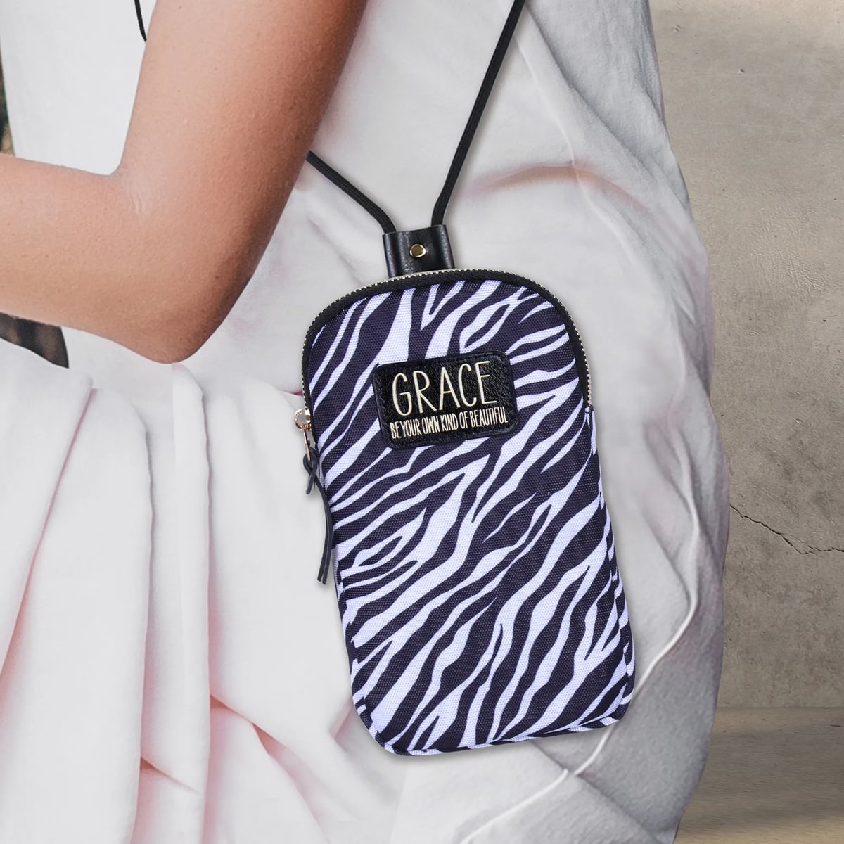 Personalised Mobile Phone Bag - Grace