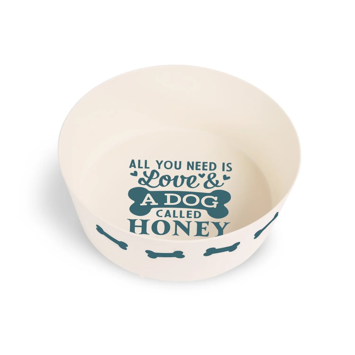 Personalised Dog Bowl - Honey