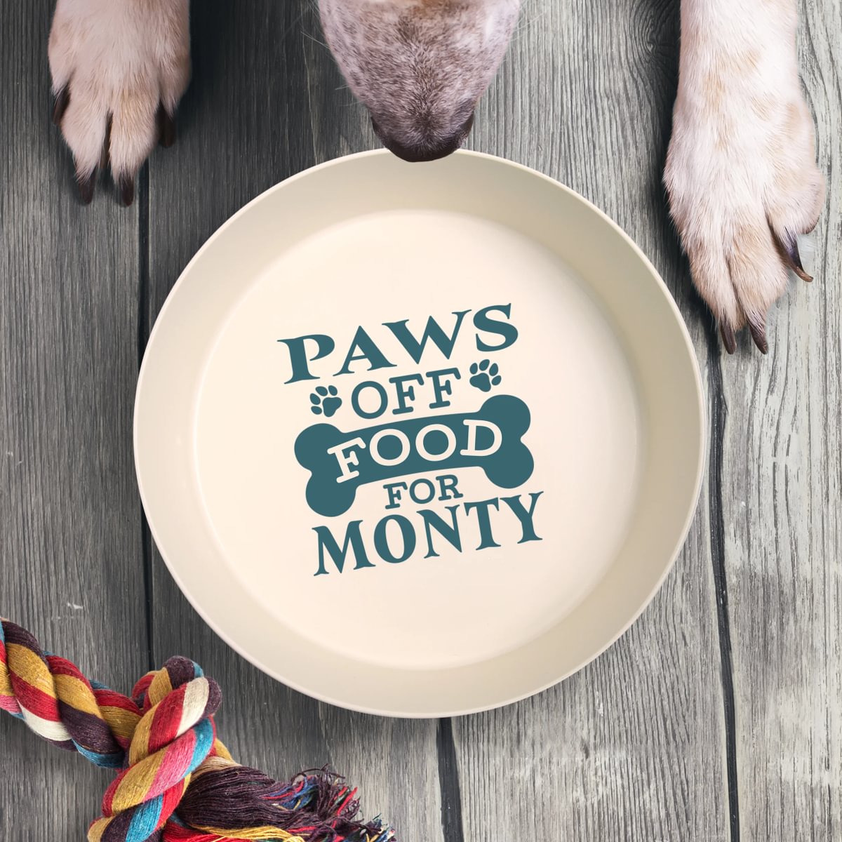 Personalised Dog Bowl - Monty
