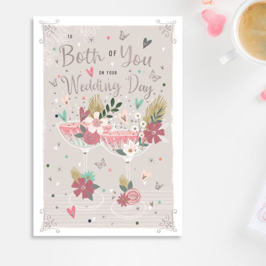 Wedding Day Card - Pavillion Glasses