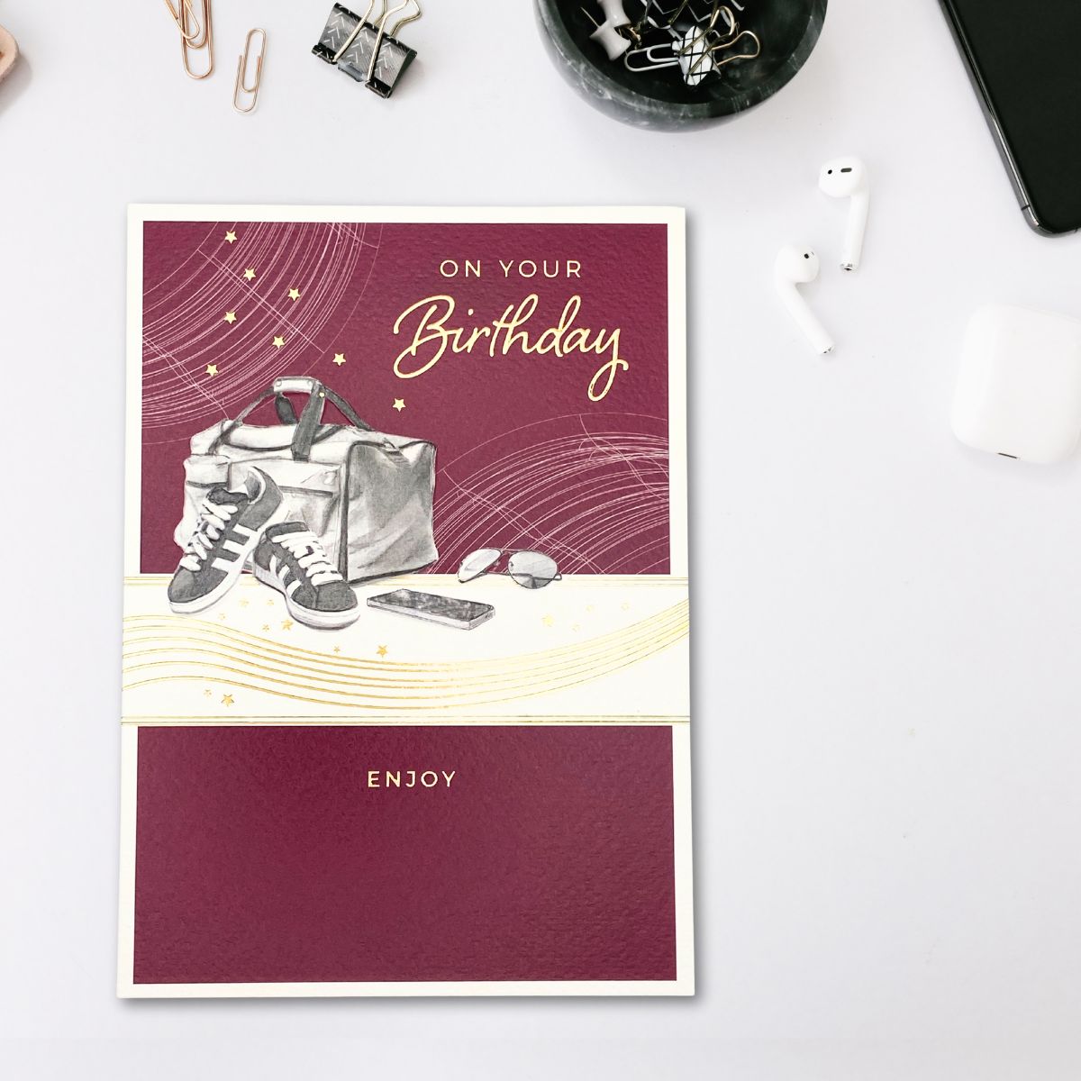 Tulsi Birthday Card - Bag & Shoes