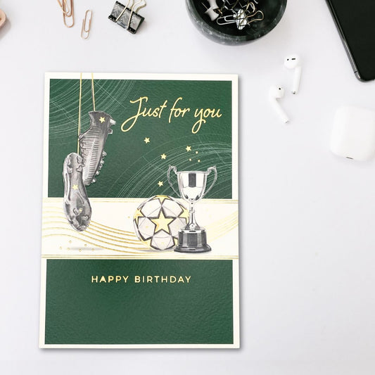 Tulsi Birthday Card - Football Fan