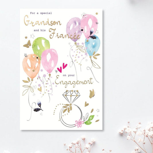 Engagement Card - Grandson & Fianceé Sabina