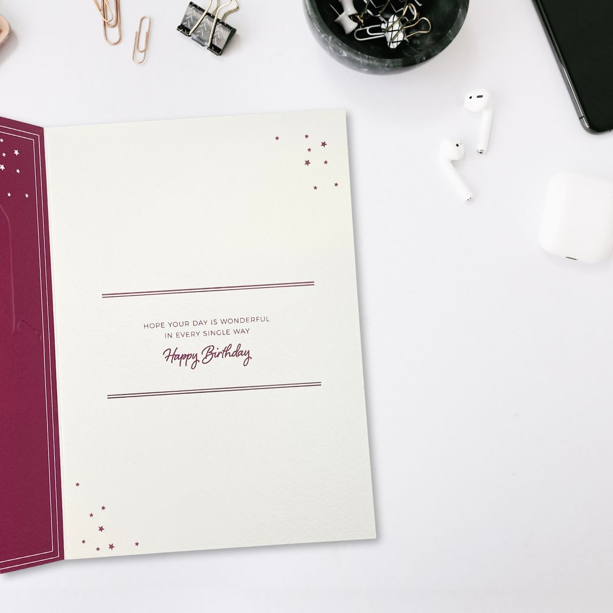 Tulsi Birthday Card - Wine Fan