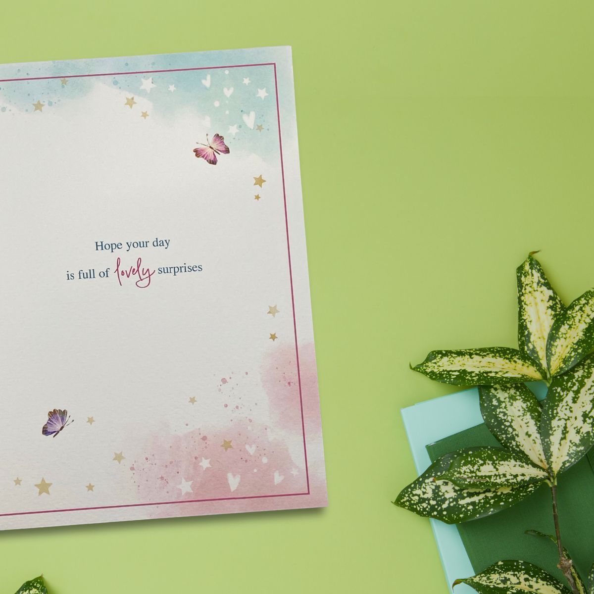 Awash With Colour Birthday Card - Floral Vase