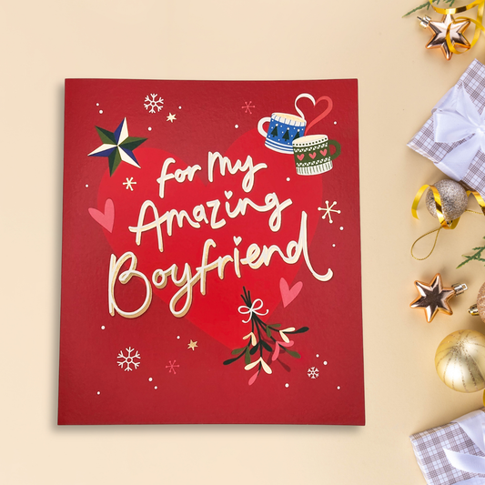 Boyfriend Christmas Card - Amazing Boyfriend