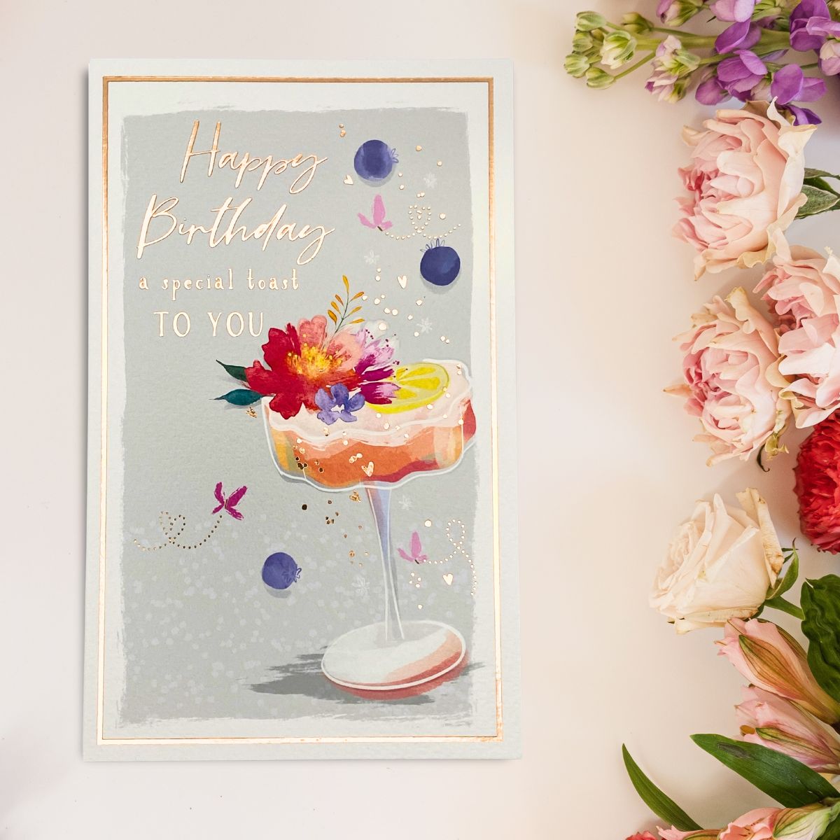 Skylight Birthday Card - Cocktail