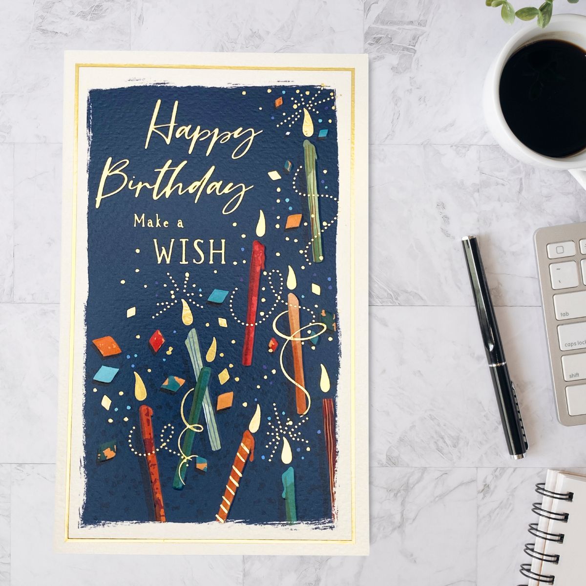 Skylight Birthday Card - Candles