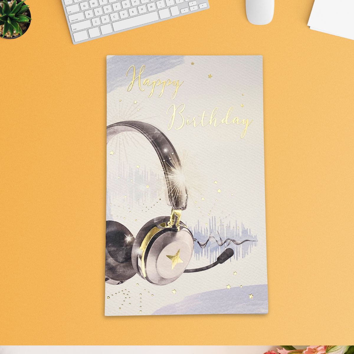 Brighstone Birthday Card - Headphones