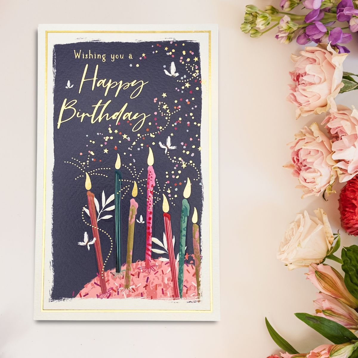 Skylight Birthday Card - Candles