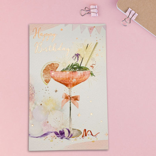 Brighstone Birthday Card - Cocktail