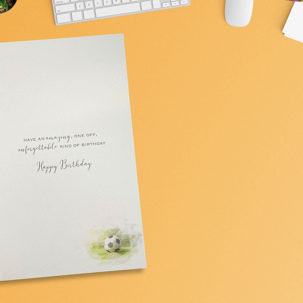 Brighstone Birthday Card - Football