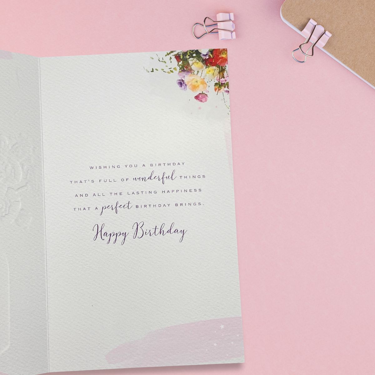 Brighstone Birthday Card - Vase & Gift