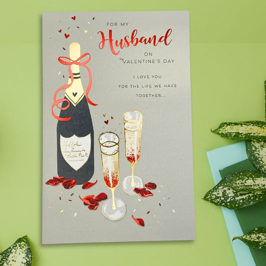 Husband Valentine's Day Card - For The Life We Have