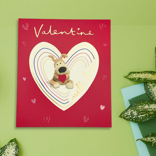 Open Valentine's Day Card - Boofle Bear