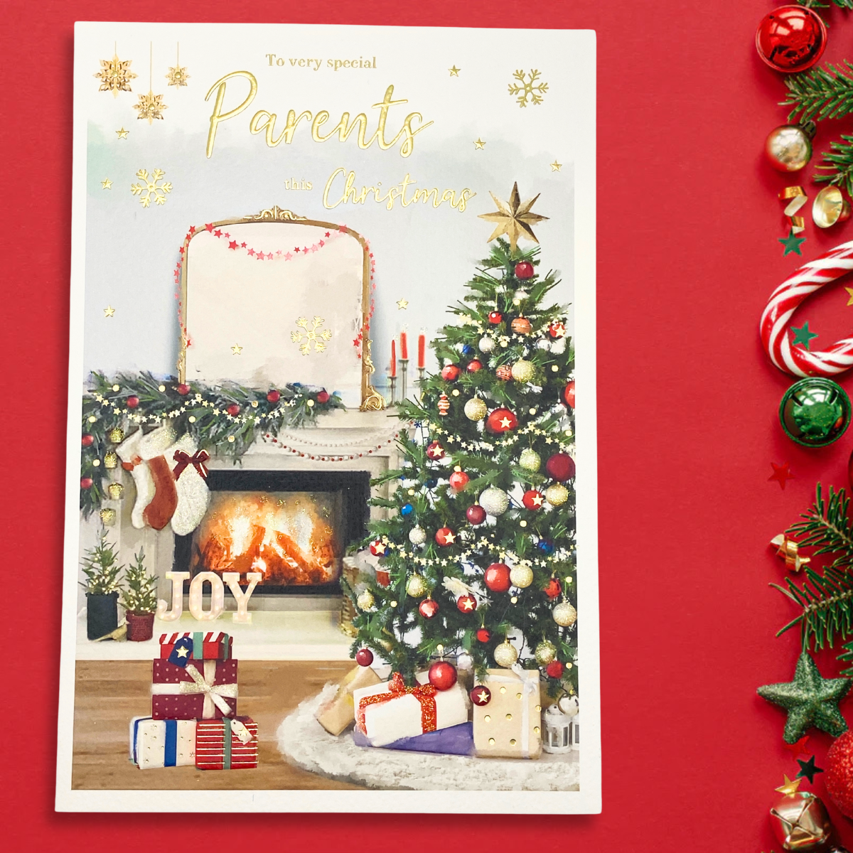 Parents Christmas Card - Essence