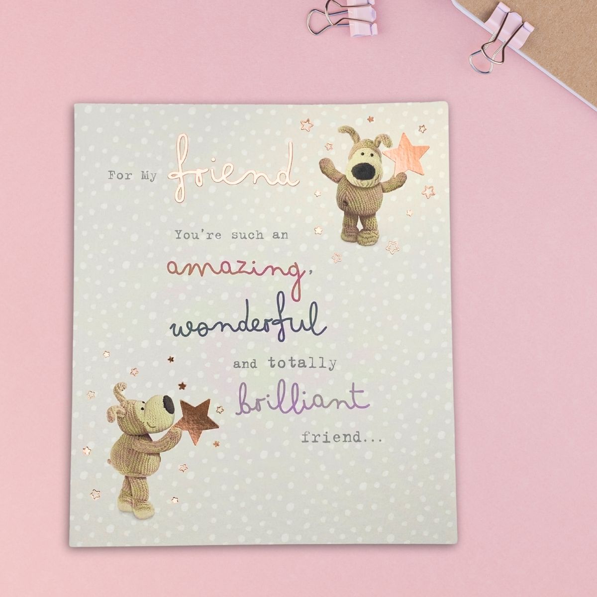 Friend Birthday Card - Boofle Bear