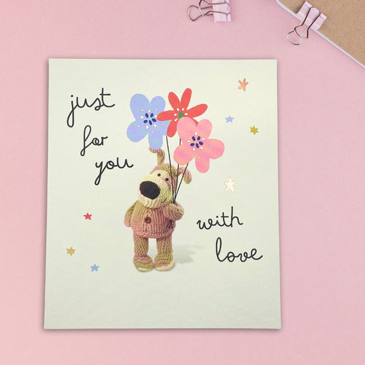 Boofle Bear Birthday Card - Just For You