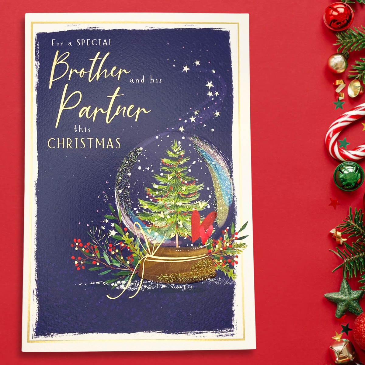 Brother & Partner Christmas Card - Skylight