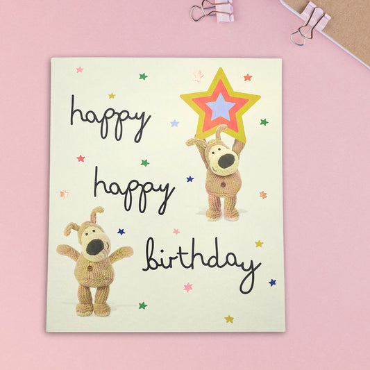Boofle Bear Birthday Card - Happy Birthday