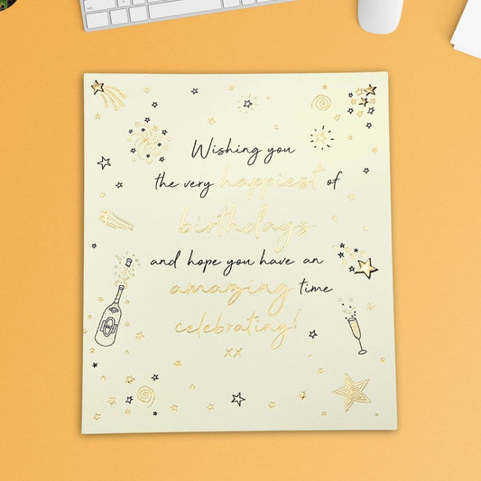 Love & Doodles Birthday Card - Happiest Of Birthdays