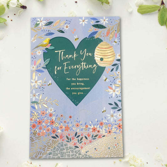 Open Mother's Day Large Card - 3 Fold Open Heart