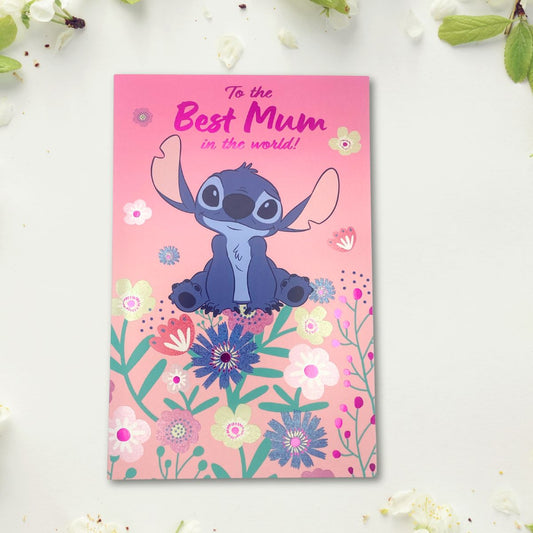 Mum Mother's Day Card - Disney Stitch