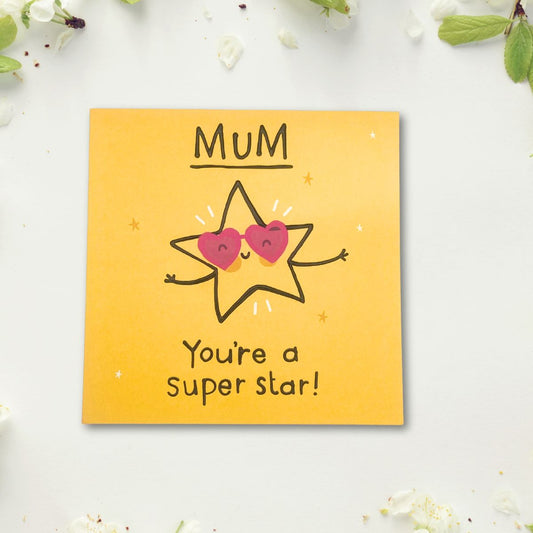 Mum Mother's Day Card - Benny Super Star