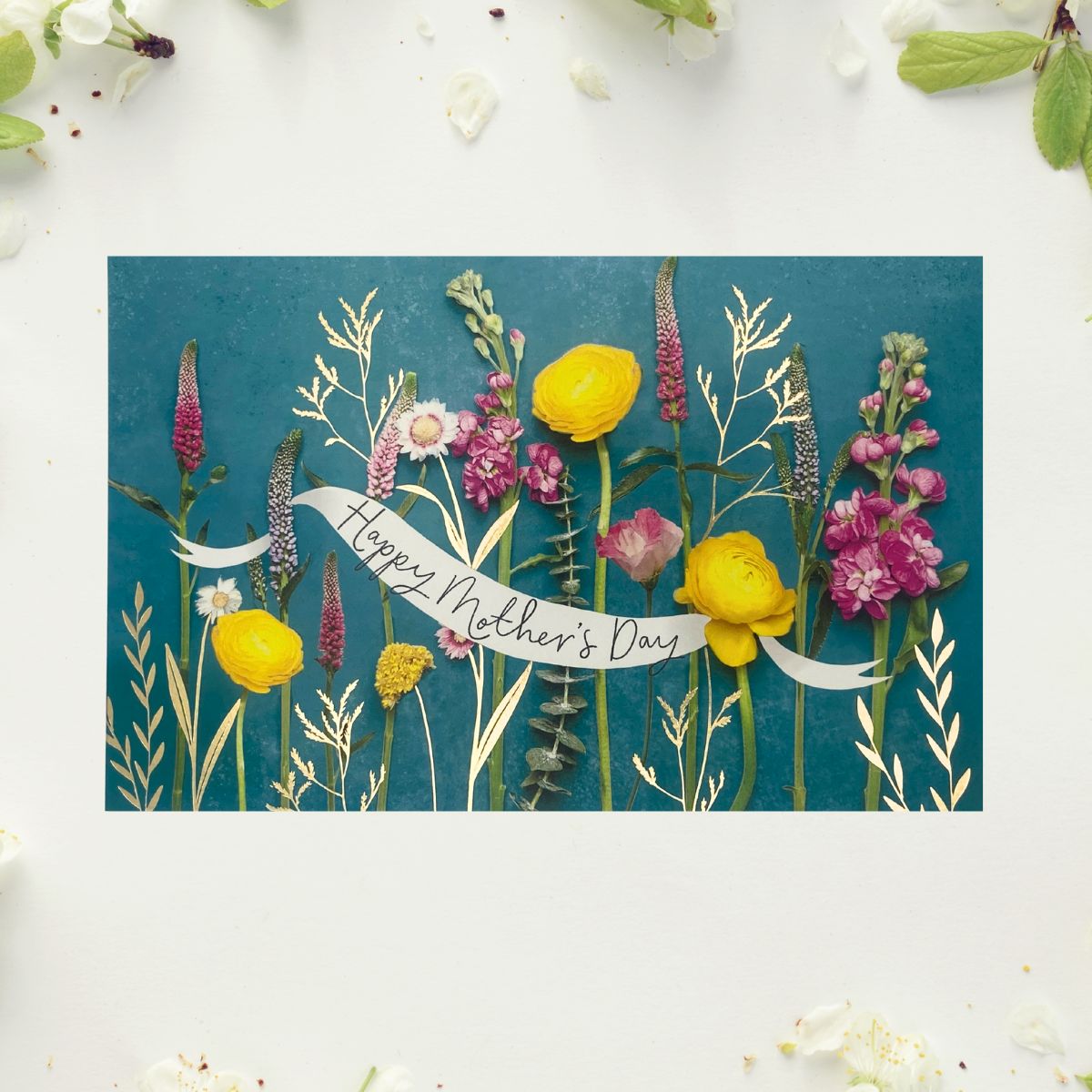 Open Mother's Day Card - Wild Flowers