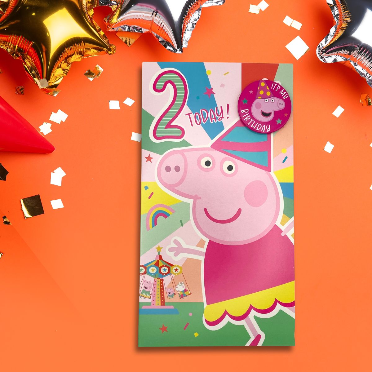 2nd Birthday Card - Peppa Pig