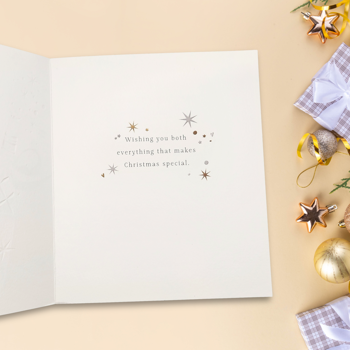 Brother & Sister-In-Law Christmas Card - Clink Clink