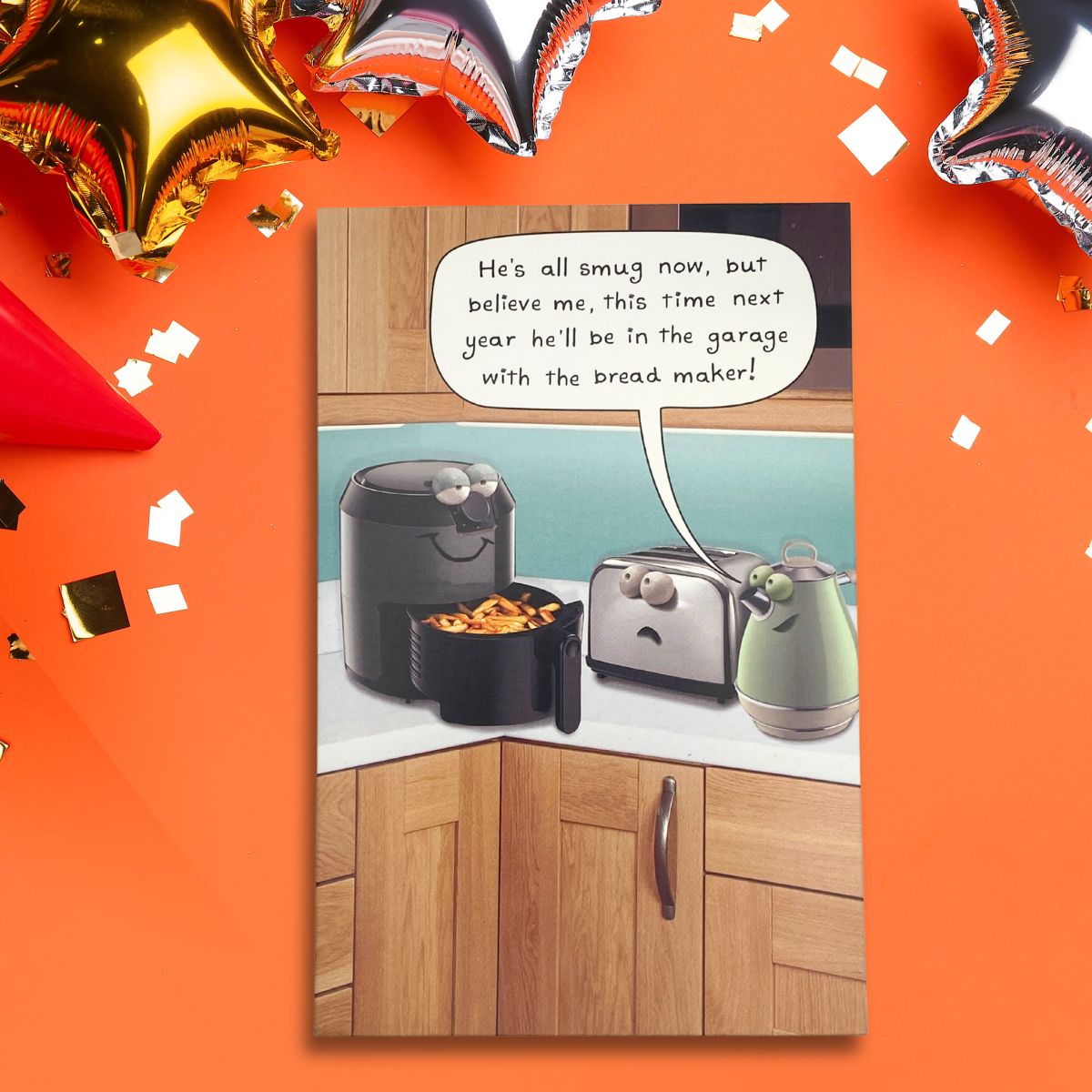 Out Of The Ark Birthday Card - Funny Bread Maker