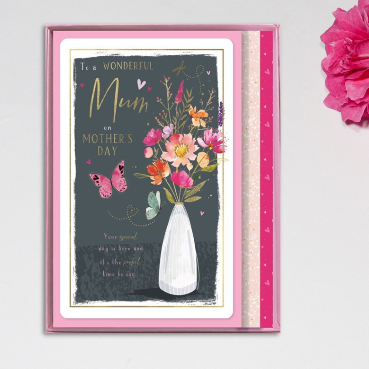 Mum Mother's Day Boxed Card - Skylight Floral Vase