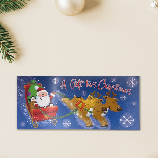 Money Wallet Christmas - Santa & Reindeer