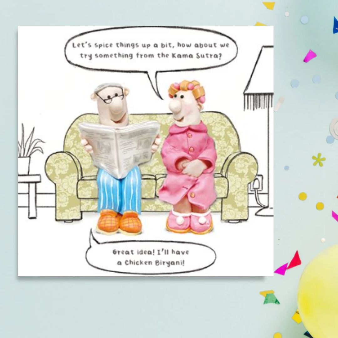 Model Family Funny Birthday Card - Kama Sutra