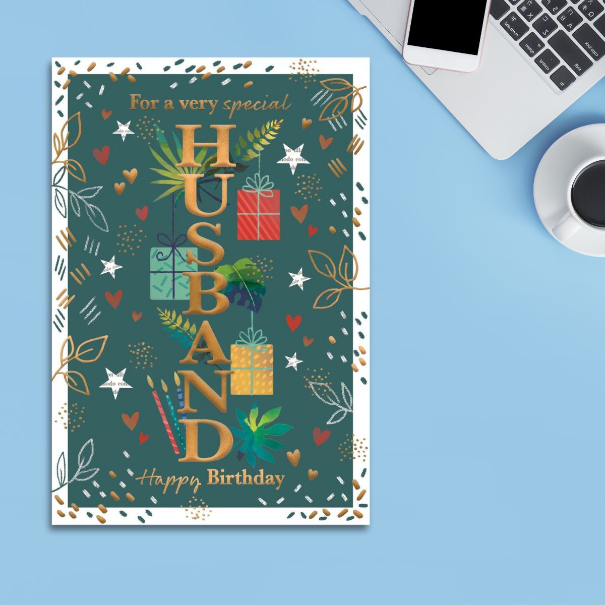 Husband Birthday Card - Most Especially For You