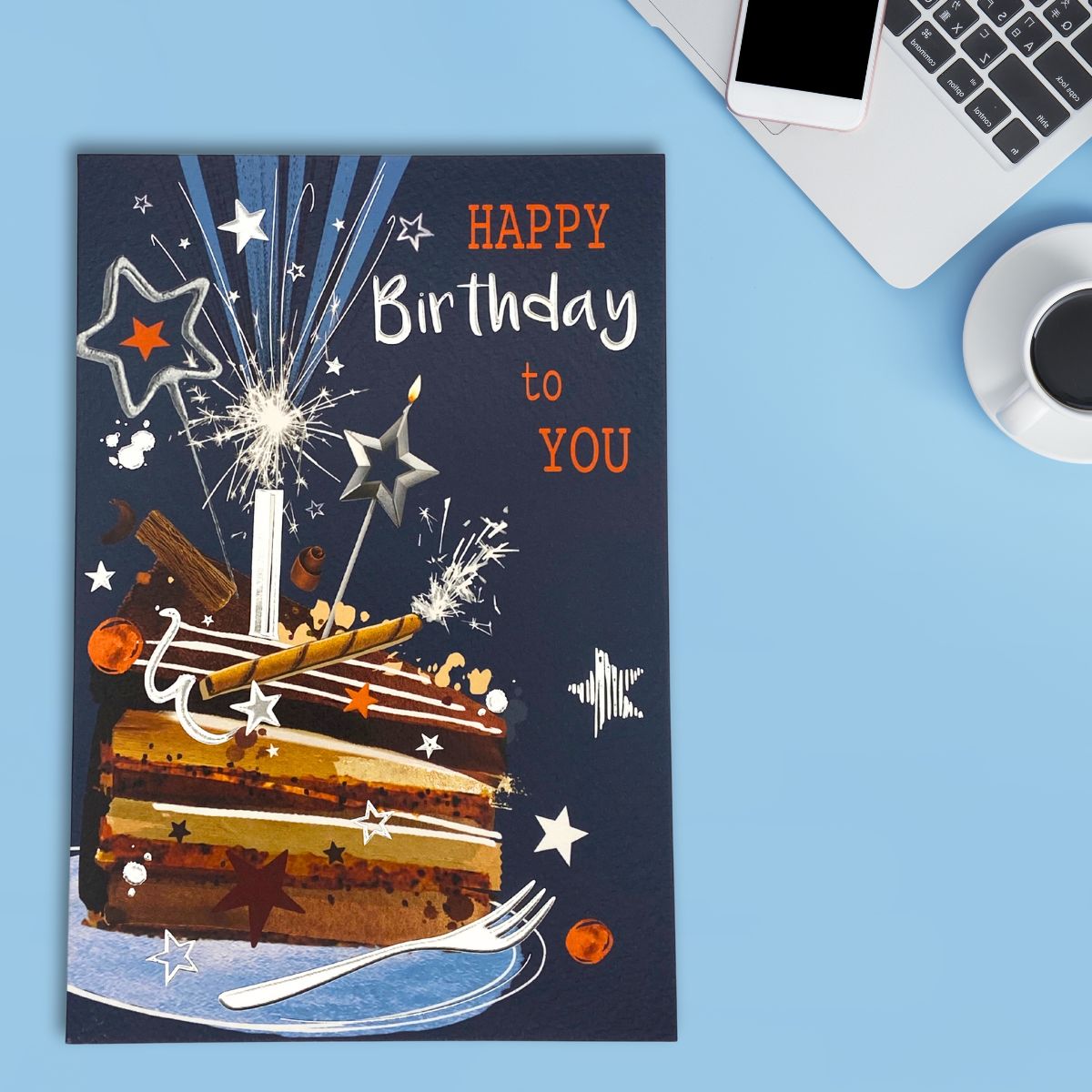 Signature Birthday Card - Cake Slice