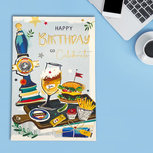 Signature Birthday Card - Go Celebrate!