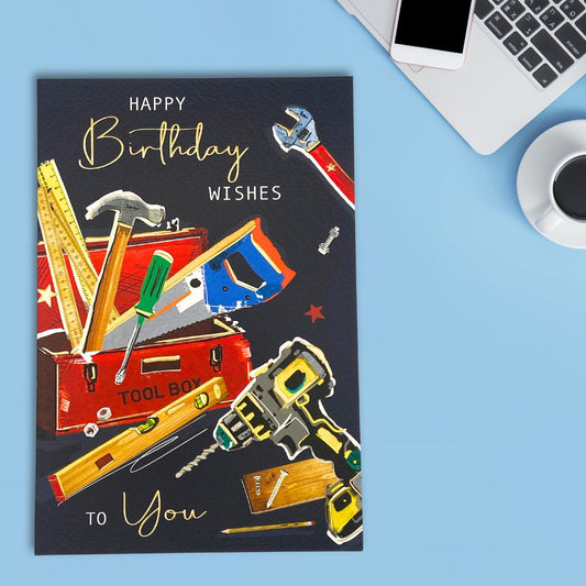 Signature Birthday Card - Tool Box