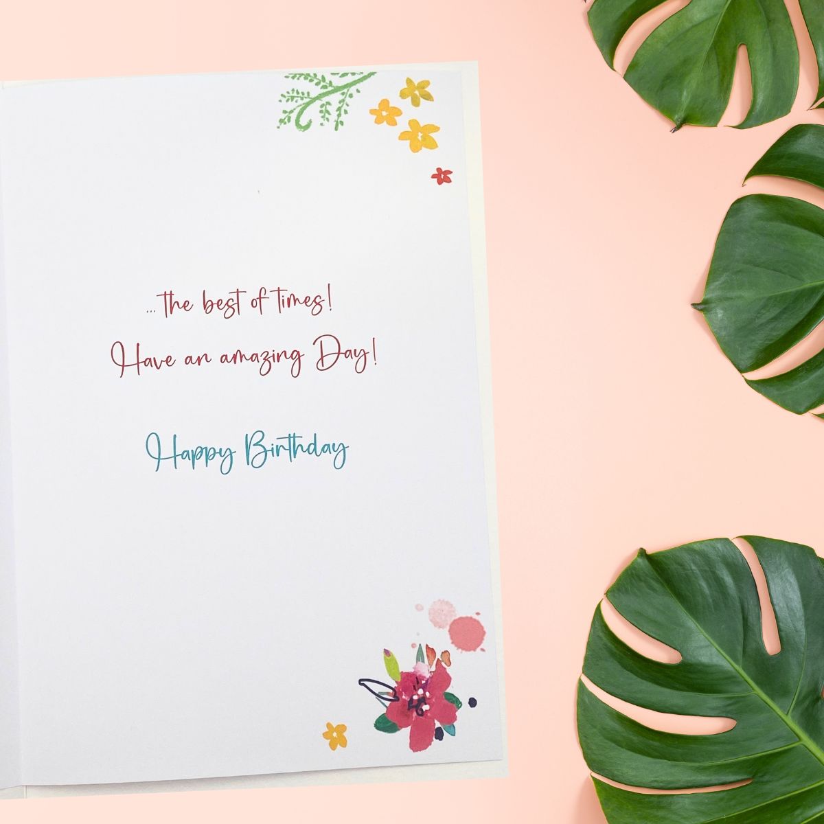 Signature Birthday Card - Chill & Relax