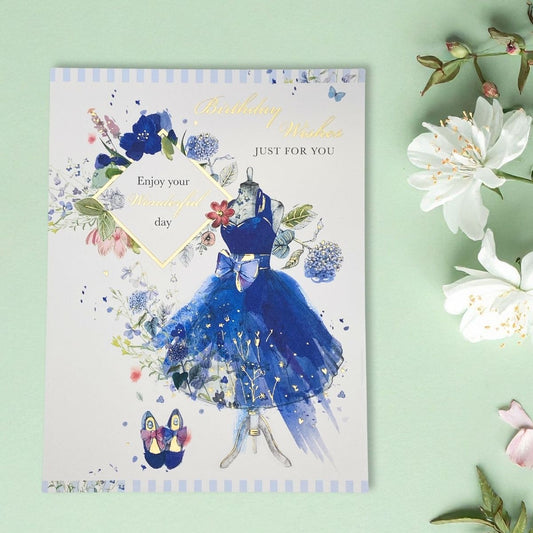 Traditionals Birthday Card - Birthday Dress
