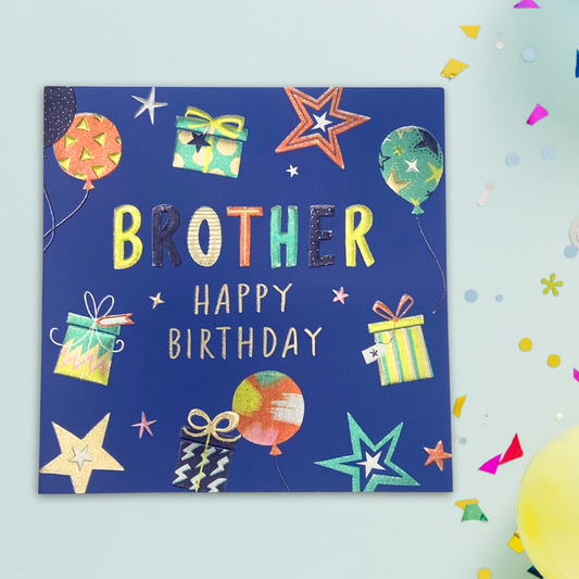 Brother Birthday Card - Kindred Gifts & Stars